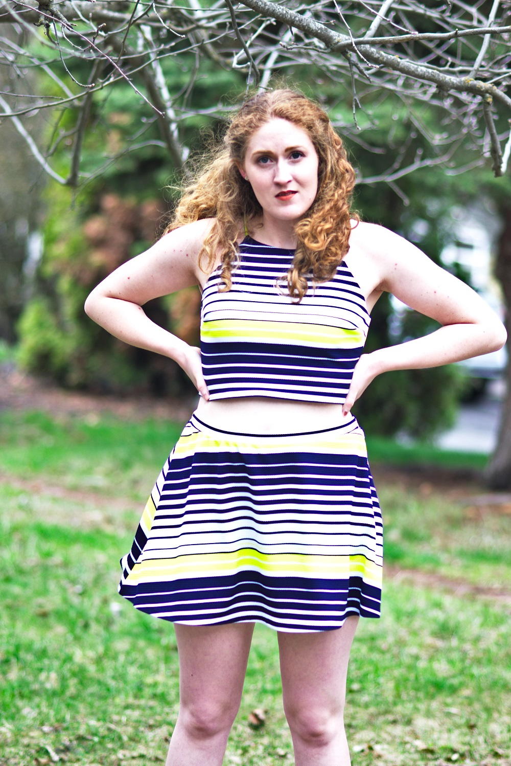 How to Upcycle a Dress to a Two Piece Set | AllFreeSewing.com How to Upcycle a Dress to a Two Piece Set | AllFreeSewing.com