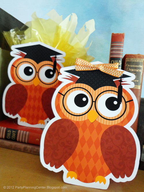 Printable Graduation Owl Gift Bags