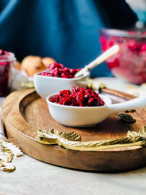 Homemade Horseradish and Roasted Beetroot Relish