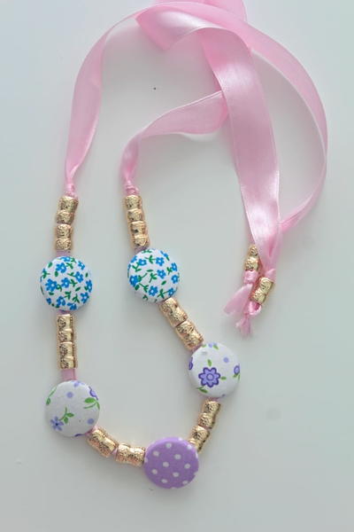 Button Necklace