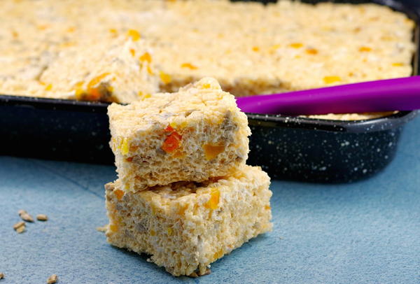 Apricot Sunflower Seed Rice Krispie Treats