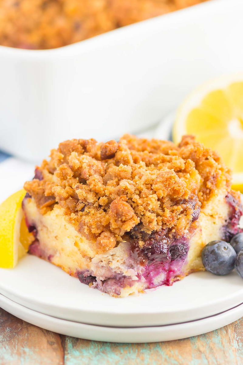 Blueberry Lemon French Toast Bake