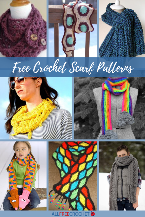 40+ Free Crochet Scarf Patterns | AllFreeCrochet.com