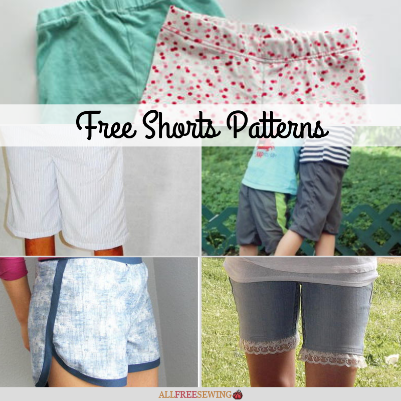 40+ Free Shorts Patterns (to Sew)