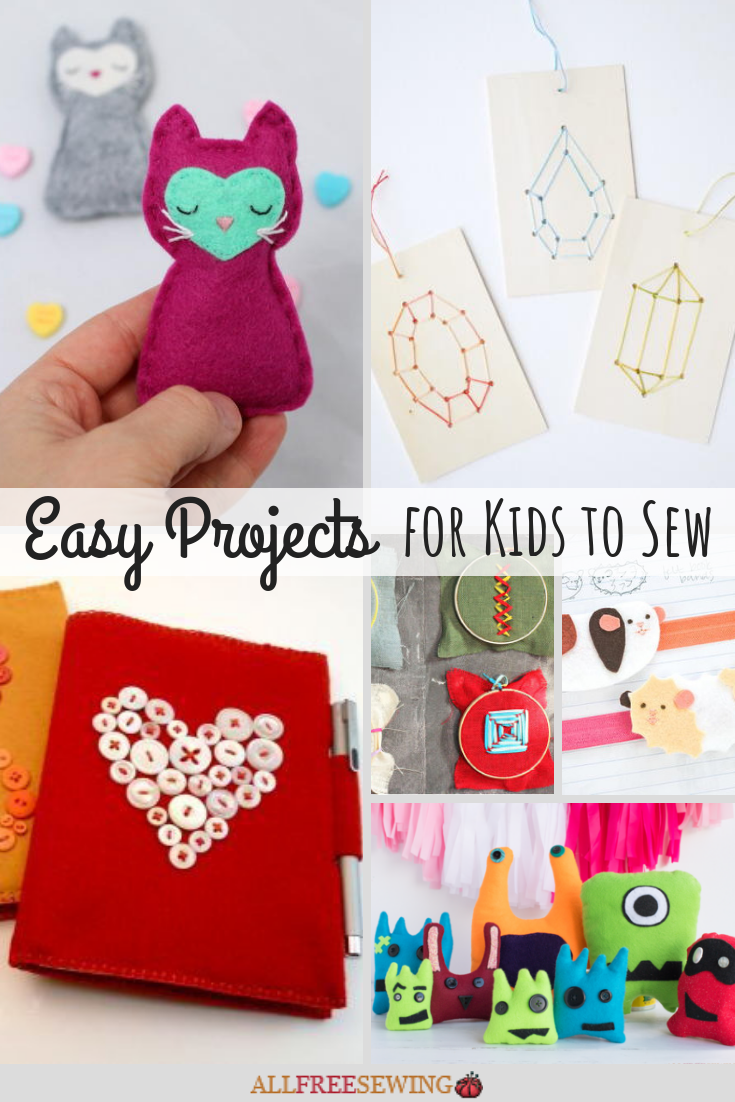 26+ Easy Projects for Kids to Sew (or Beginners!) | AllFreeSewing.com