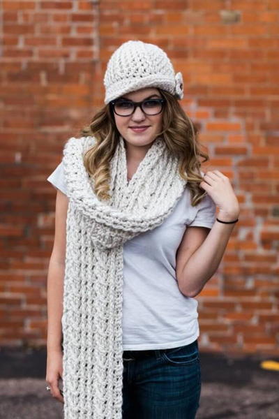 Ardara Cable Super Scarf