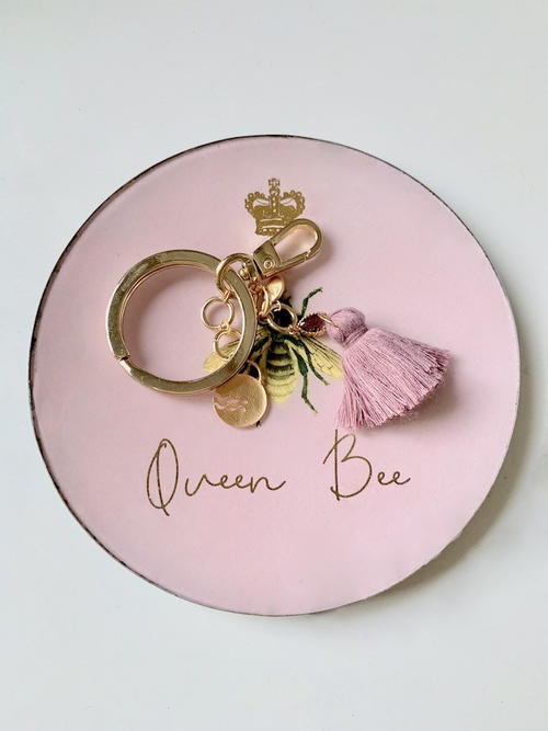 Queen Bee Decoupage Trinket Dish