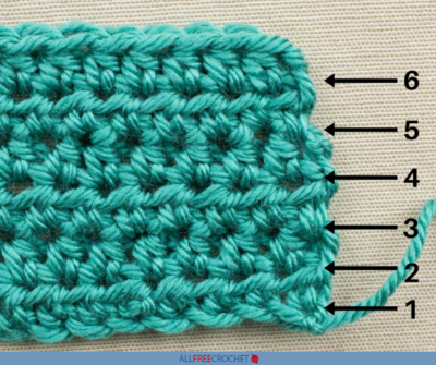 How to Count Crochet Rows