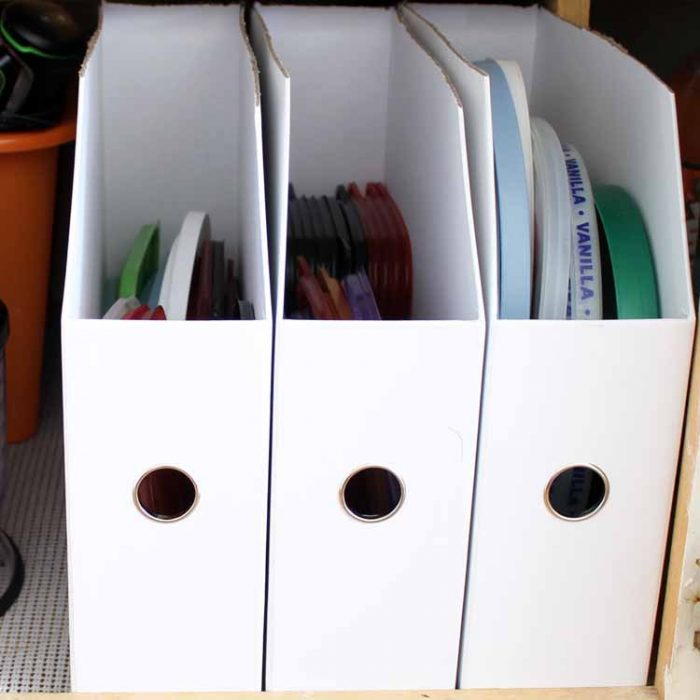Easy DIY Plastic Lid Storage | DIYIdeaCenter.com