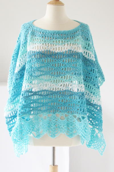 Calming Waves Poncho