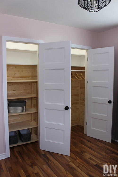 DIY Closet Shelving | DIYIdeaCenter.com