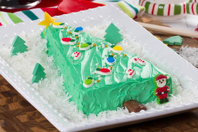 Christmas Tree Brownie