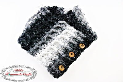 Waffle Stitch Crochet Cowl Pattern