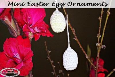 Easy Crochet Easter Egg Decorations