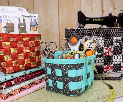 DIY Fabric Storage Box Upcycle | DIYIdeaCenter.com