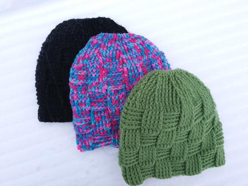 Ponytail Basket Weave Beanie | FaveCrafts.com