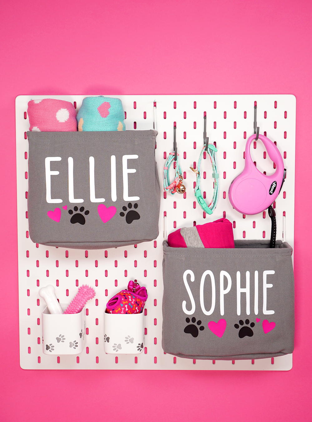 Handy Pet Supply Rack DIY | DIYIdeaCenter.com