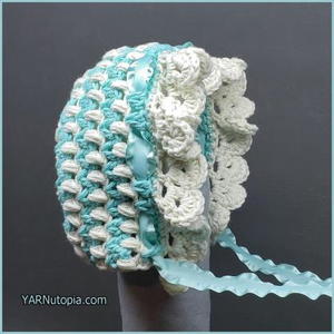 Newborn Lace Crochet Baby Hat Pattern