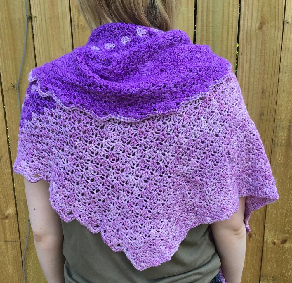 Telegraph Shawl | AllFreeCrochet.com