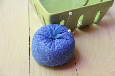 Beginner DIY Blueberry Pincushion