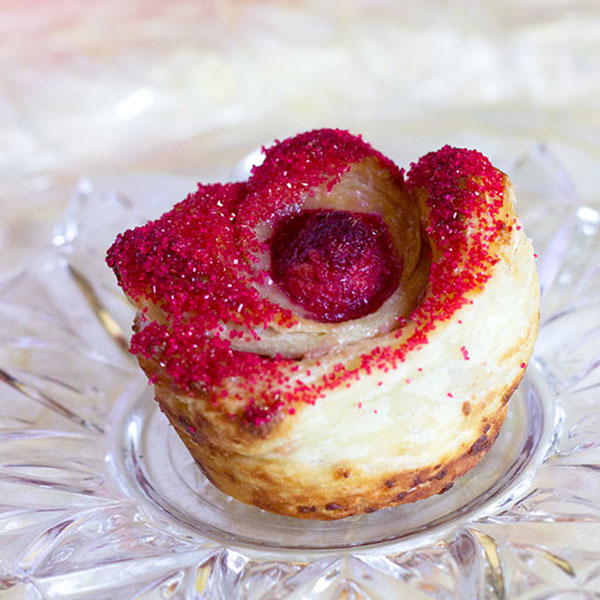 Easy Puff Pastry Recipe Raspberry Flowers