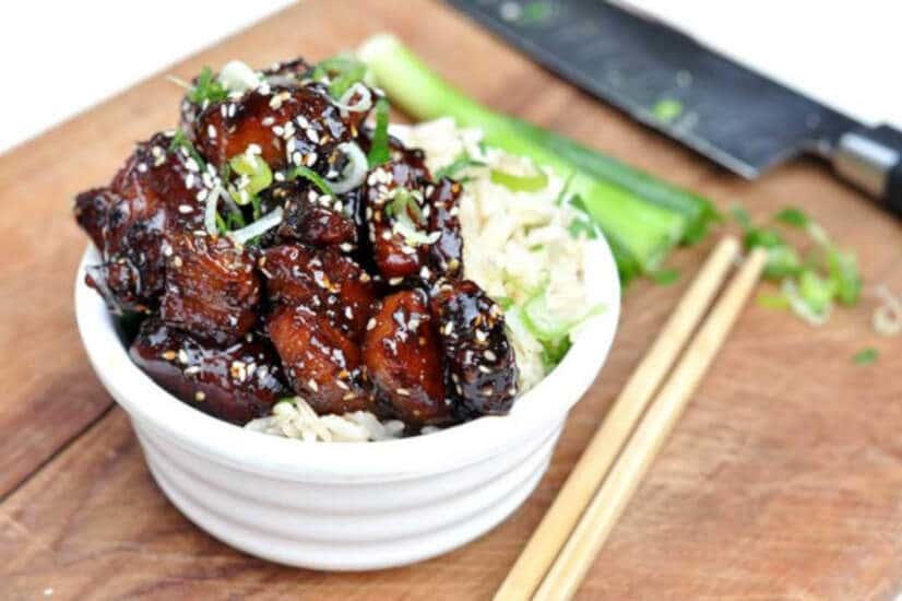 Twice Cooked Sticky Pork Belly Recipelion Com