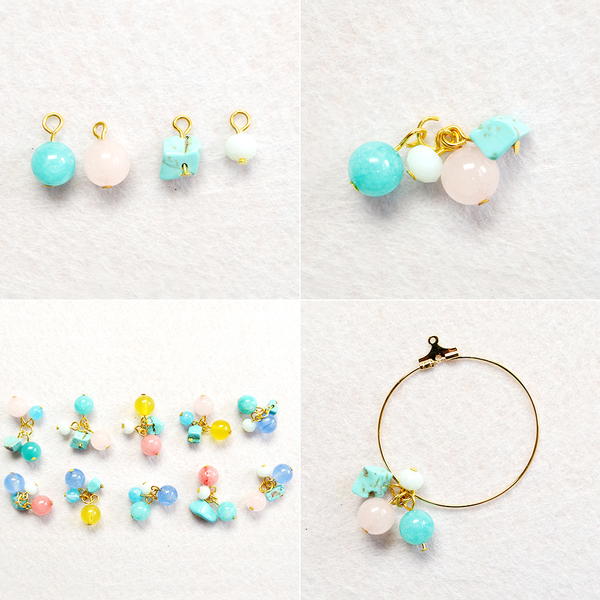 Beebeecraft Tutorial on How to Make Beaded Dangling Hoop Earrings