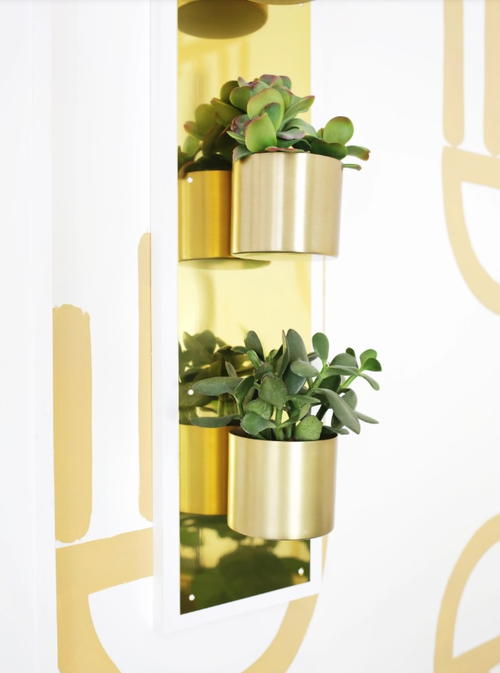 DIY Hanging Brass Planter | DIYIdeaCenter.com