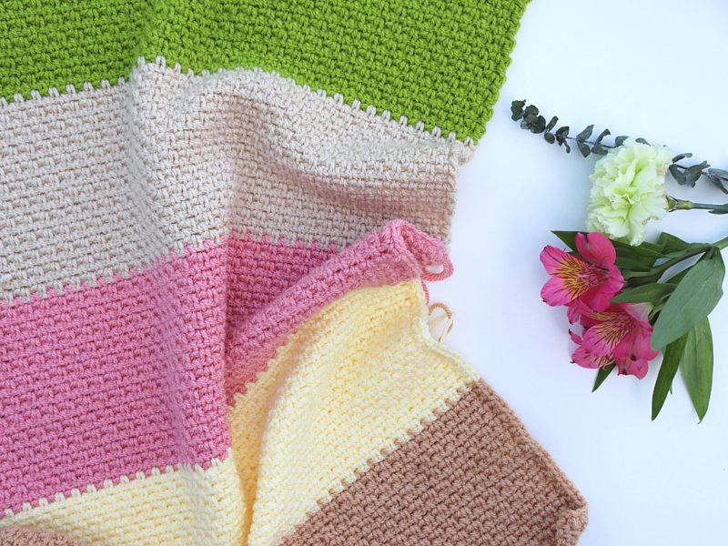 Spring Meadow Baby Blanket
