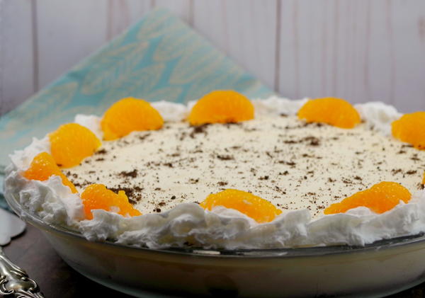 Diary-free Orange Creamsicle Pie