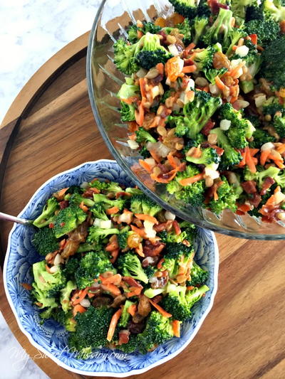 Sweet & Savory Broccoli Salad