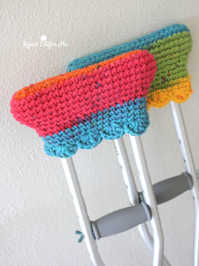 Crochet Kids Crutch Cover Pattern