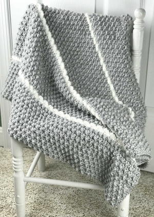 Cobbles & Cables Baby Blanket