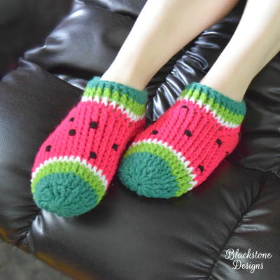 Watermelon Chunky Slippers for Adults