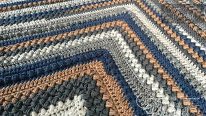 Crochet Mitered Square Afghan Pattern