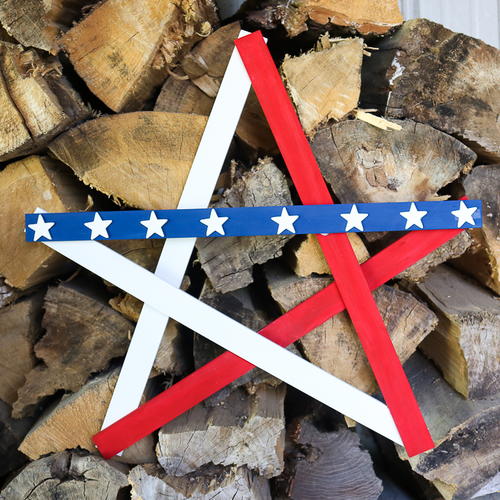 Easy Patriotic Wooden Star