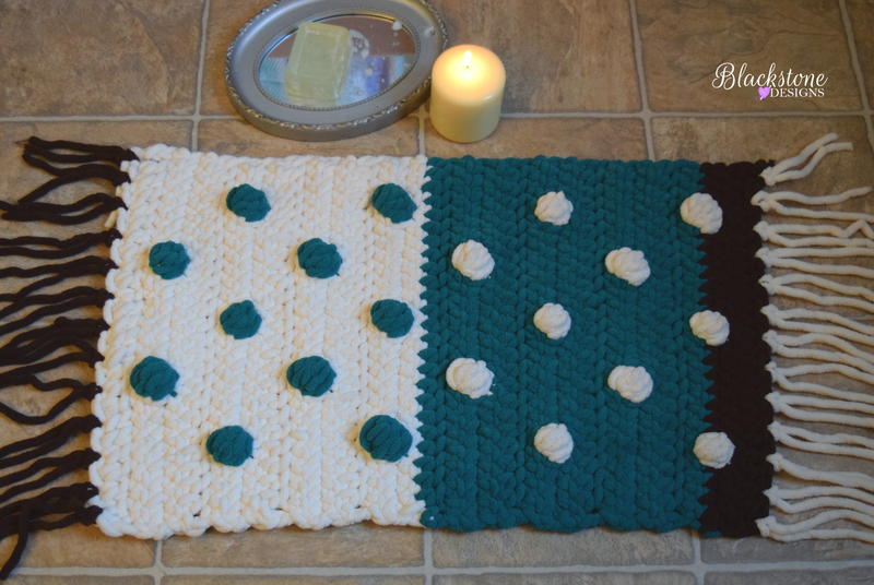 Plush Poms Bath Mat