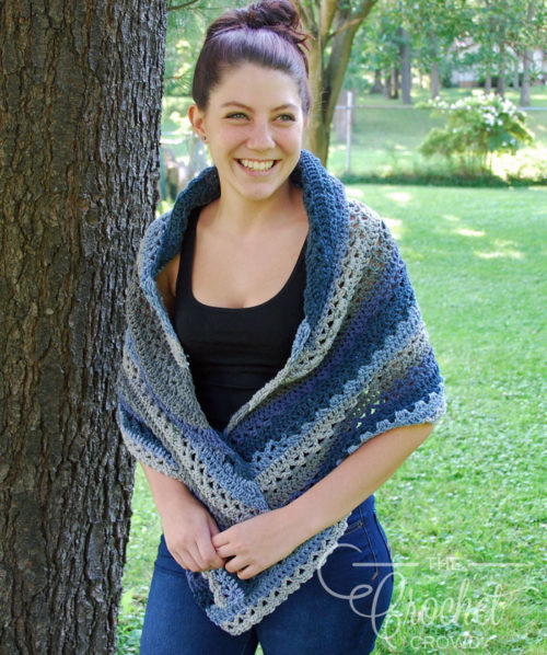 Twilight Casual Crochet Shawl Pattern