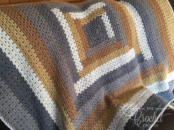 Easy Crochet Rustic Throw Pattern