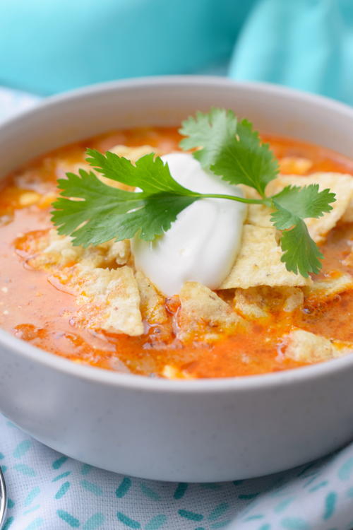 Slow Cooker Cheesy Taco Soup