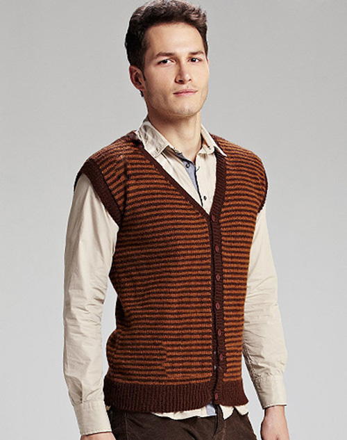 Easy Waistcoat Knitting Pattern