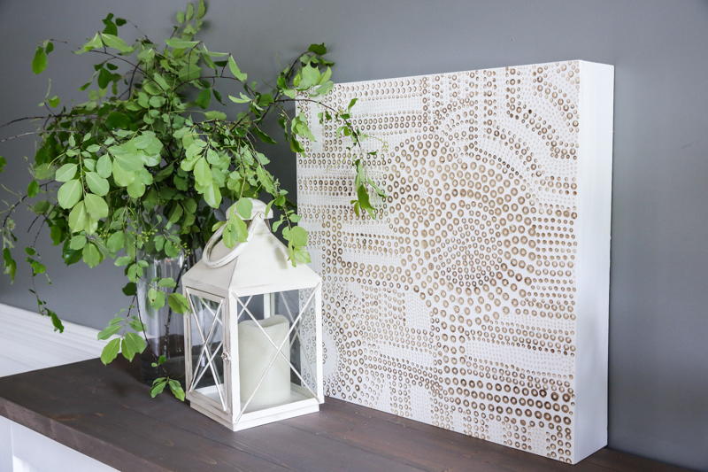 DIY Textured Wood Wall Art | DIYIdeaCenter.com