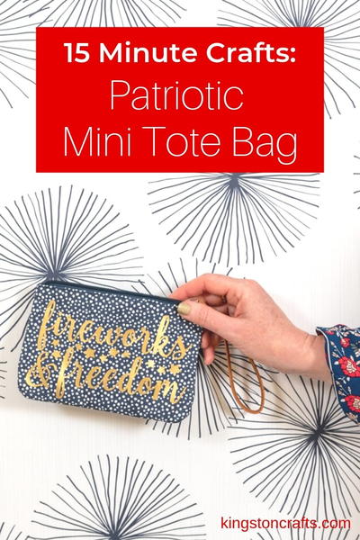 15 Minute Custom Mini Tote Bag