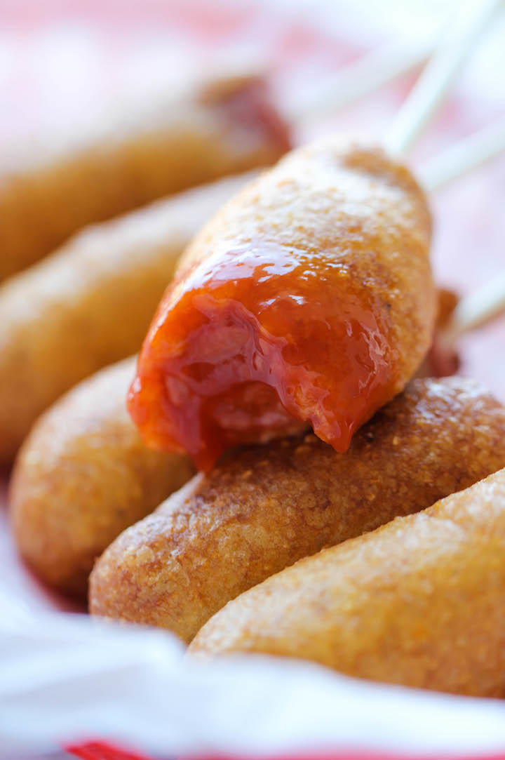 Easy Homemade Corn Dogs | AllFreeCopycatRecipes.com