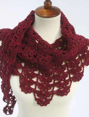 Red Flame Shawl