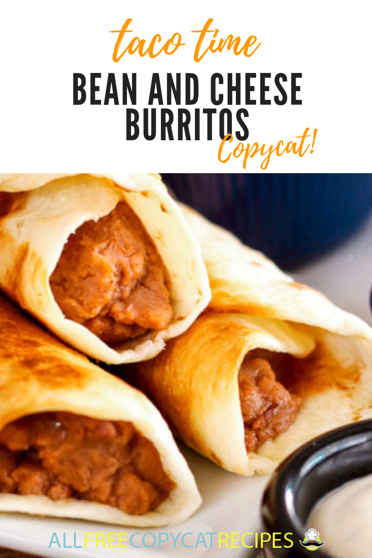 Taco Time Crisp Bean and Cheese Burritos (Copycat)