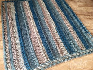 Seaside Crochet Baby Boy Blanket Pattern