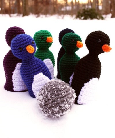 Penguin Bowling Pins