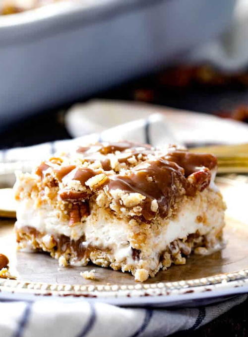 Toffee Pecan Ice Cream Cake