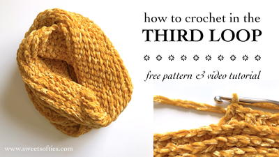 Crocheting in the 3rd Loop, A Knit-Look Technique